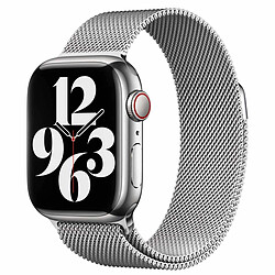 Bracelet à boucle Milanais pour Apple Watch Series 1 á 9 / SE (38/40/41 mm) | Series 10 (42 mm) - Silver