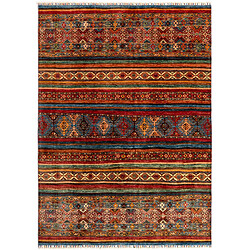 Vidal Tapis de laine 243x173 rouge Torkman