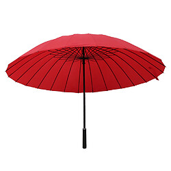 Femmes Hommes Extra Large Manuel Business Golf Coupe-Vent Parapluie Anti-UV Rouge pas cher