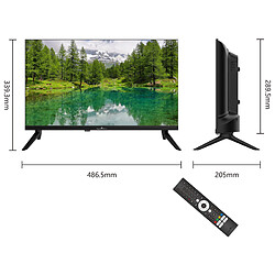 Avis Smart Tech TV LED Full HD 22" (55 cm) 22FN01V, HDMI, USB, Résolution: 1920 * 1080