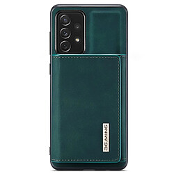 Etui en PU DG.MING détachable 2-en-1, antichoc, prend en charge le chargement sans fil vert pour votre Samsung Galaxy A33 5G