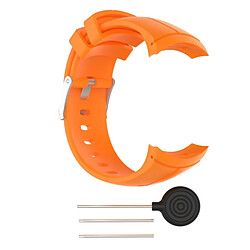 Avis Wewoo Bracelet pour montre connectée Dragonne de remplacement en silicone SUUNTO Spartan Ultra Orange