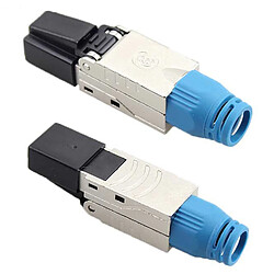 Outil-Livraison Réutilisable Blindé Ethernet Résiliation Bouchons Cat8 Connecteurs pour 23AWG SFTP UTP Câble Facile Internet Plug L'installation sur