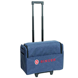 Singer Sac à roulettes bleu foncé