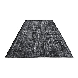 Avis Vidal Tapis de laine 305x193 noir Ultra Vintage