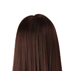 Acheter Salon De Coiffure De La Pratique De La Formation Mannequin Tête + Serre-câble Brun 22 "