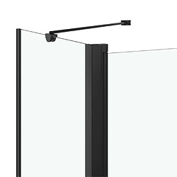 Acheter vidaXL Cabine de douche pliante ESG 120x68x130 cm noir