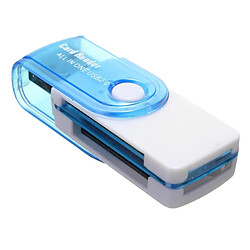 Universal 4-en-1 USB 2,0 M2 MS SD TF Carte Reader Couleur aléatoire