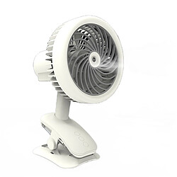 Universal Ventilateur USB portable à ciseaux à 360 ° avec humidificateur Purificateur d'air rechargeable 1200 mAh Mini ventilateur de bureau 3 vitesses refroidissement super silencieux | Gadget USB