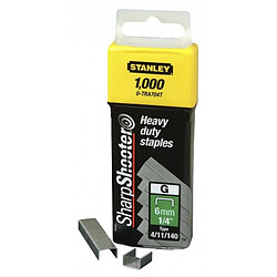 Stanley Agrafe typ G : 10mm boite de 5000