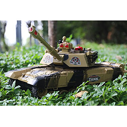 Acheter 2.4Ghz 17 Pouces RC Tank Car Remote 80m Tank Toy Boy's Gifts Enfants Adultes Marron