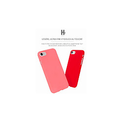 JAYM - Coque Silicone Soft Feeling Rouge pour Apple iPhone 7 / 8 / SE 2020 ? Finition Silicone ? Toucher Ultra Doux pas cher