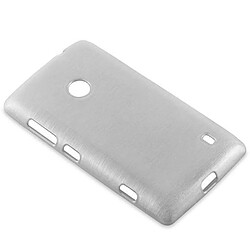 Cadorabo Coque Nokia Lumia 525 Etui en Argent