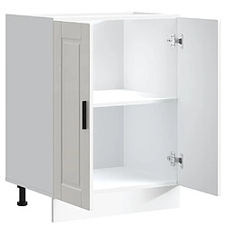 Acheter vidaXL Armoire de cuisine Porto blanc brillant bois ingénierie