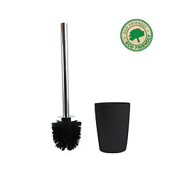 Spirella Brosse Wc avec support Fibres de Bambou TAKEO Anthracite