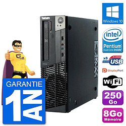 PC Lenovo M92p SFF Intel G630 RAM 8Go Disque Dur 250Go Windows 10 Wifi - Occasion