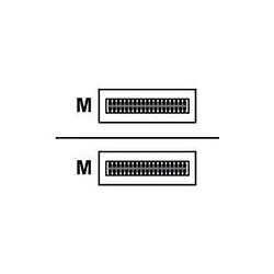 Alcatel-Lucent 20 Gigabit Direct Attached Copper cable - Netzwerkkabel - QSFP+ (M) - QSFP+ (M) - 40cm - für OmniSwitch 6860-24, 6860-P24 (OS6860-CBL-40)