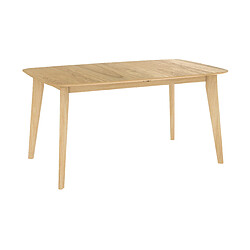 Rendez Vous Deco Oman - Table à manger extensible en bois - 150/180 cm