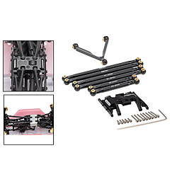 7x Jeu de Maillons En Aluminium + Support de Châssis de Boîte de Vitesses Intermédiaire pour Axial SCX24 AXI00002