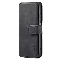 Etui en PU DG.MING style rétro avec support noir pour votre Xiaomi Redmi 10/10 Prime