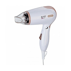 Totalcadeau Sèche-cheveux de voyage Pliable Blanc 1200W pas cher