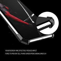 Wewoo Coque Étui de protection en métal renforcé Hero Series pour iPhone XR (rouge + or) pas cher