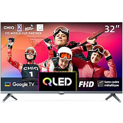 Chiq TV QLED Full HD 80 cm L32QM8T- Google TV - QLED