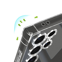 Mayaxess Coque Antichoc pour Samsung Galaxy S24 Ultra Coins Renforcés Transparent