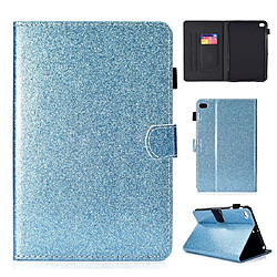 Wewoo Housse Étui Coque Pour iPad Mini 1/2/3/4/5 à rabat horizontal en cuir avec poudre de scintillement support et fente carte bleu