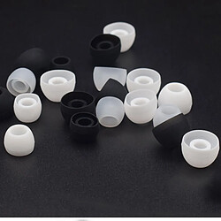 INF Embouts en silicone pour écouteurs 4,5-6 mm 3 tailles 15 paires Transparent pas cher