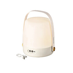 Lampe portable lite-up - lumière dimmable, rechargeable via usb - utilisation intérieure et extérieure, couleur beige - Lite-up Sand 2.0 - KOODUU