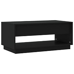 Acheter vidaXL Table basse Noir 102,5x55x44 cm Bois d'ingénierie