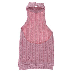 Acheter Trendy Sexy Backless Knit Vest For 1/3 BJD SD 70cm Uncle Dolls Greyish Pink