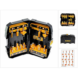 Coffret de 12 fraises de défonceuse Dewalt DT90016