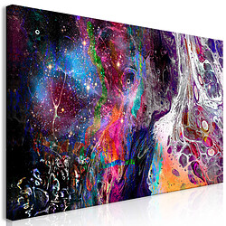 Artgeist Tableau - Colourful Galaxy (1 Part) Wide [120x60]