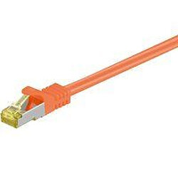 Disney RJ45 patch cord S/FTP (PiMF), w. CAT 7 raw cable 5m Orange 4x2xAWG 26, CU