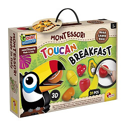 Lisciani Giochi Toucan breakfast - jeu d'apprentissage en bois - basé sur la méthode Montessori - LISCIANI