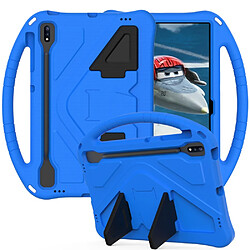 Coque en TPU antichoc, EVA bleu pour votre Samsung Galaxy Tab S7 FE/Tab S7 Plus