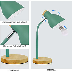 Lampe de Table Réglable Vert