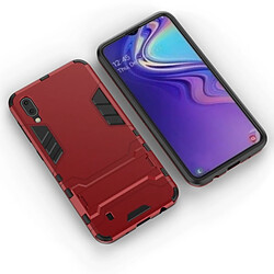 Wewoo Coque antichoc PC + TPU pour Galaxy M10, avec support (rouge)