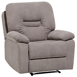 Acheter Beliani Fauteuil BERGEN Tissu Taupe