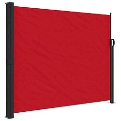 Maison Chic Auvent latéral rétractable | Store latéral | Brise-vue latéral rouge 160x300 cm -GKD87926