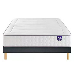 Ensemble Merinos Beauty Bed - 560 Ressorts ensachés + Sommier Confort Ferme 90x200 