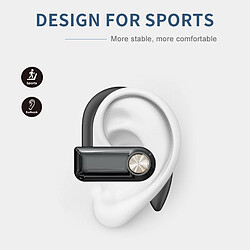 Universal Écouteurs Bluetooth 5.1 Écouteurs de sport sans fil 15 heures Temps de musique LED Écran d'alimentation Crochet d'écouteurs Casque de jeu |