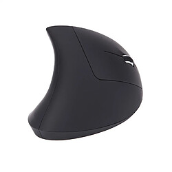 Souris optique 2400DPI de conception ergonomique de souris verticale sans fil de 2.4G USB 6 touches - Noir