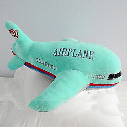 Universal Emulation chat peluche, fusée et avion jouet, peluche durée de vie transport vert 40 cm