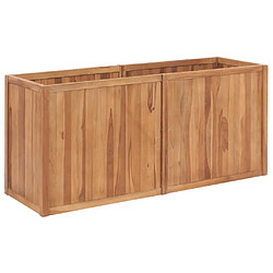 Maison Chic Jardinière,Lit surélevé de jardin - Bac à fleurs - pot de fleur 150x50x70 cm Bois de teck solide -GKD15671