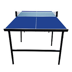 COUGAR Table de Ping Pong Midi 1800 Portable Bleu | Ping Pong de Table Cadre Robuste Aluminium, Protections Angles | Tennis de Table Pliable, Rangement Facile, Garantie de 2 ans.