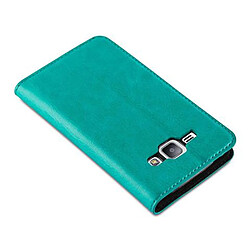 Cadorabo Coque Samsung Galaxy J1 2015 Etui en Turquoise pas cher