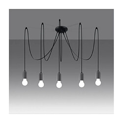 Avis Luminaire Center Suspension Neso PVC,Béton Noir